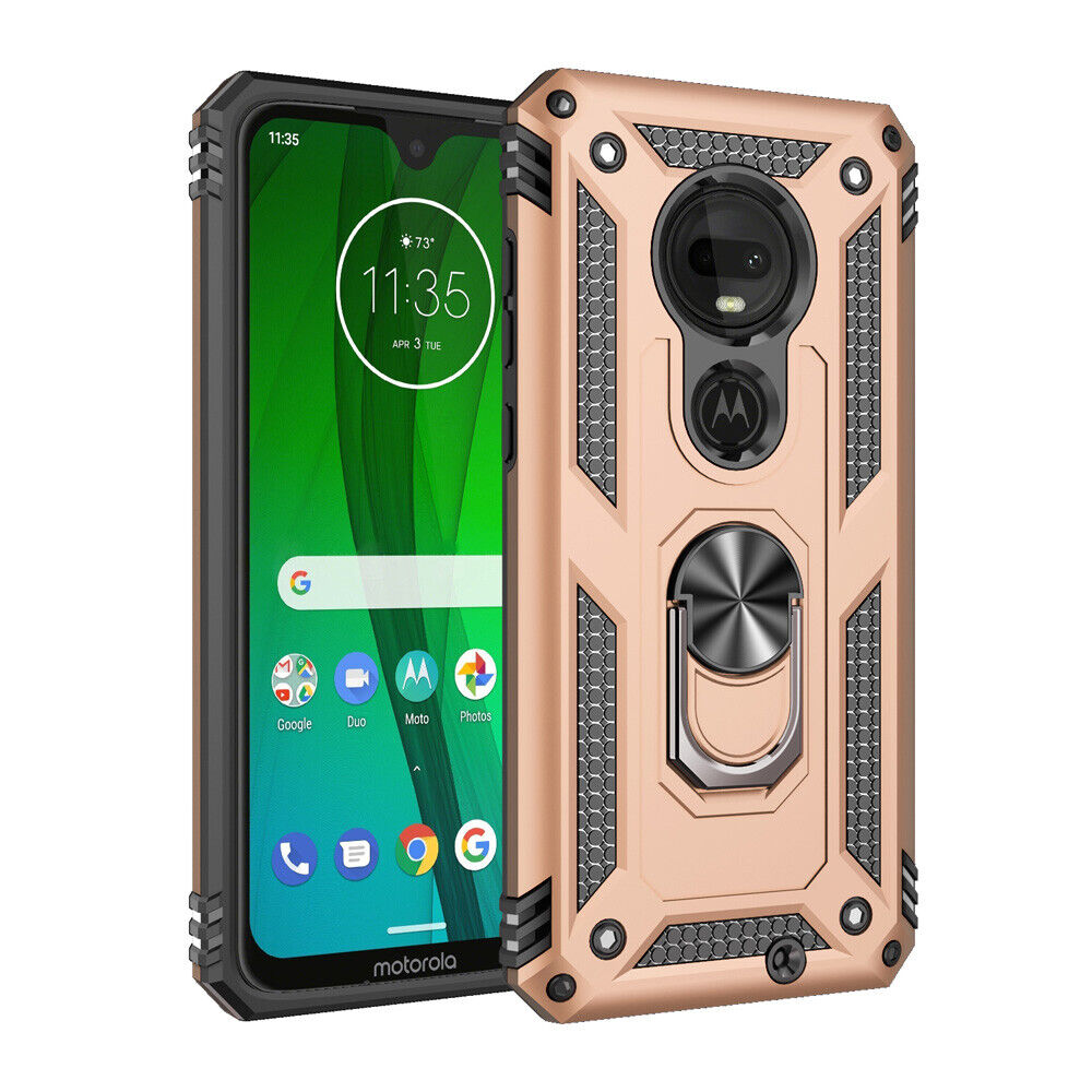 Étui à anneau hybride pour Motorola Moto G7 Power
