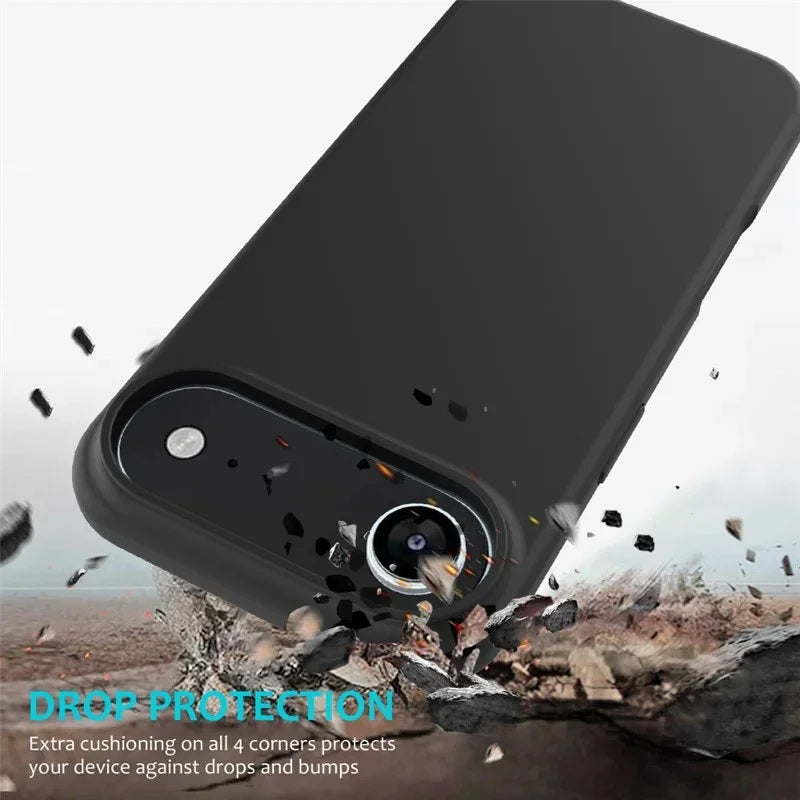 Coque en silicone liquide pour iPhone 17 Air