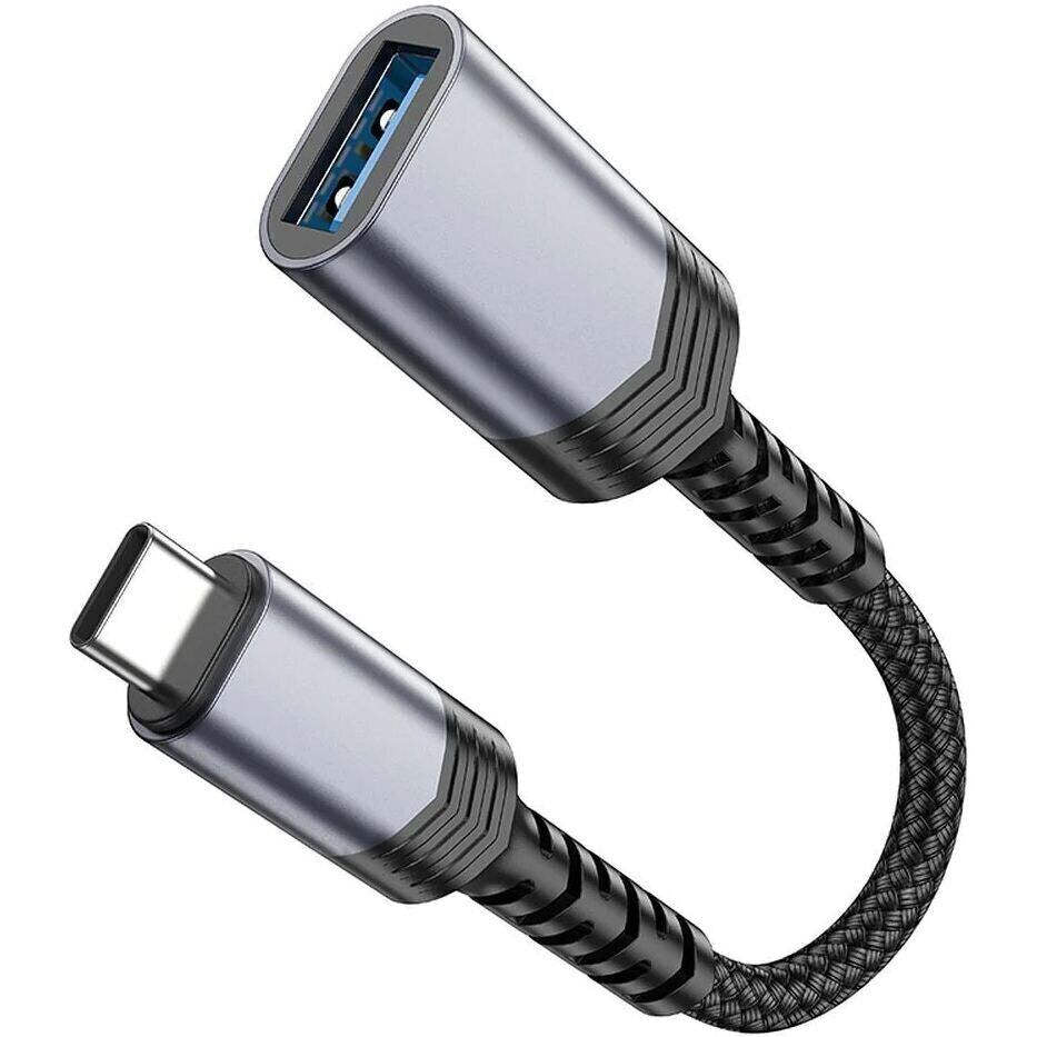 USB-C / Lightning Male to USB-A 3.0 Female OTG Adapter Connector Converter
