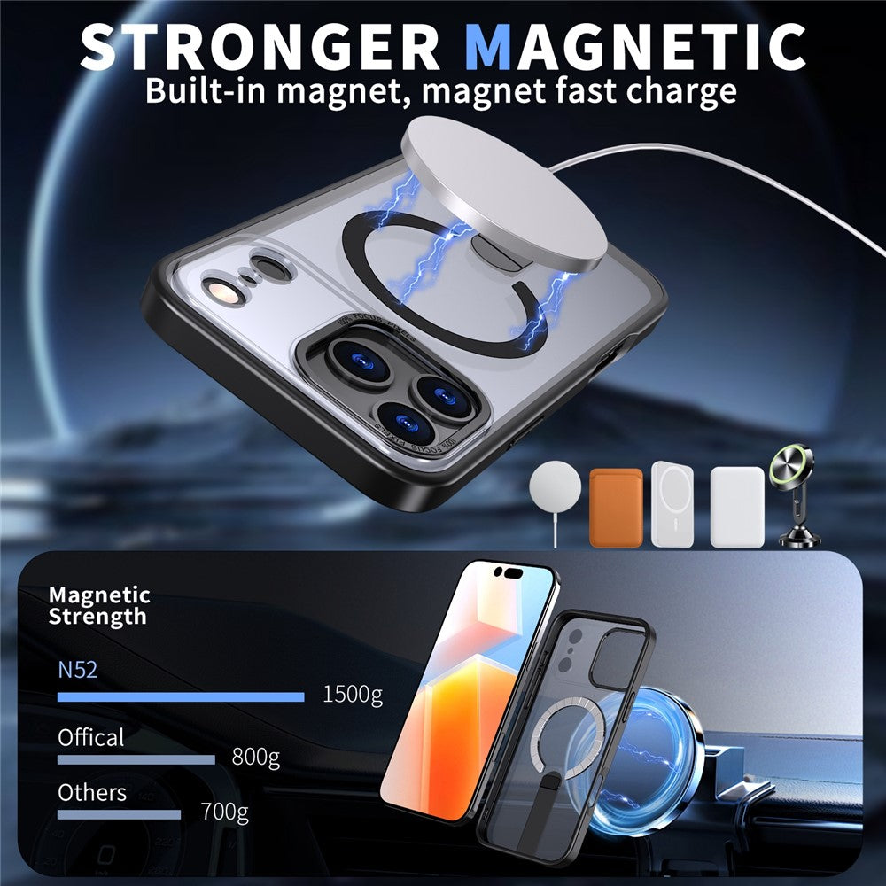 Magnetic MagSafe Case with Kickstand for iPhone 17 Pro