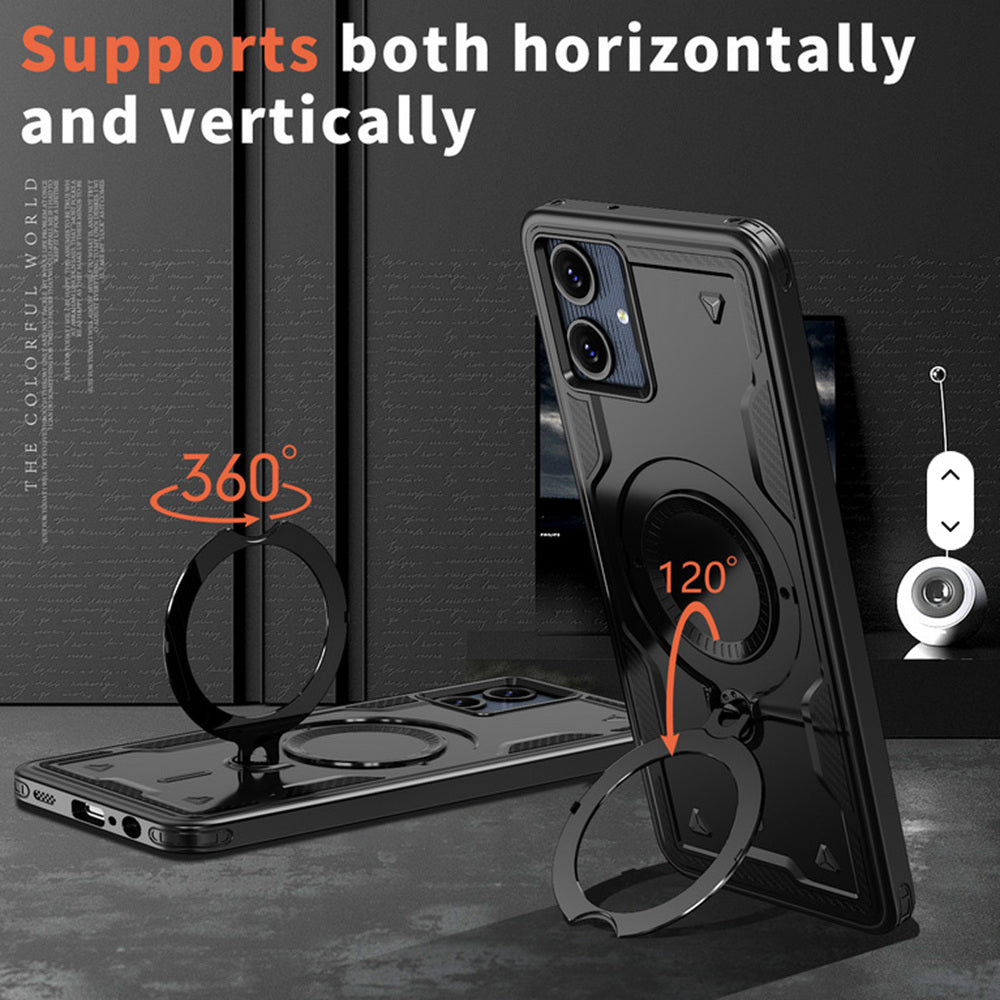 Shockproof Magsafe Kickstand Ring Case for Samsung Galaxy A07 (4G)