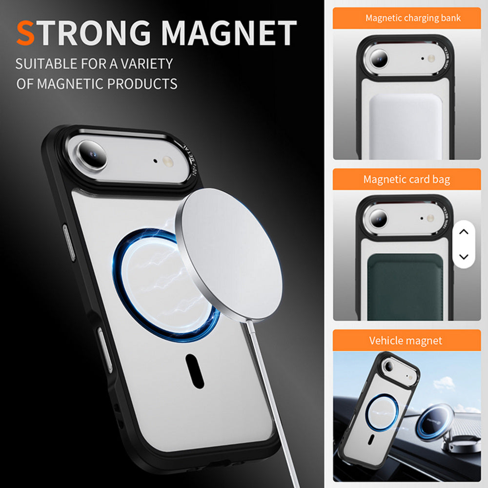 Coque hybride transparente MagSafe pour iPhone 17 Air