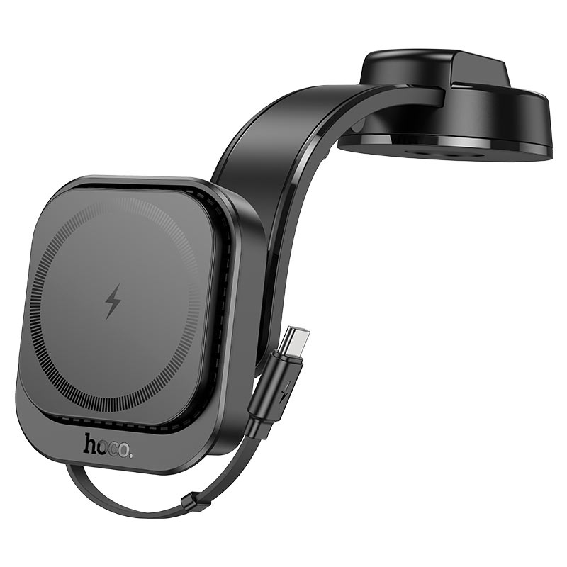 (15W) Magnetic MagSafe Fast Charging Wireless Charger Dashboard Mount Car Cell Phone Holder