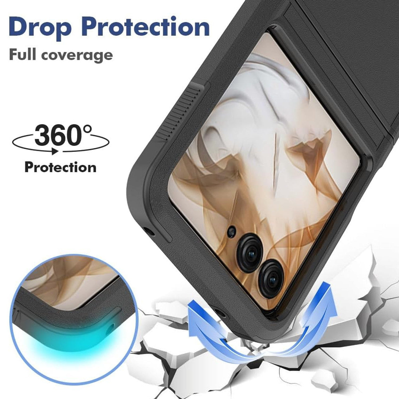 Slim Hybrid Case for Motorola Moto Razr (2024 / 2025)
