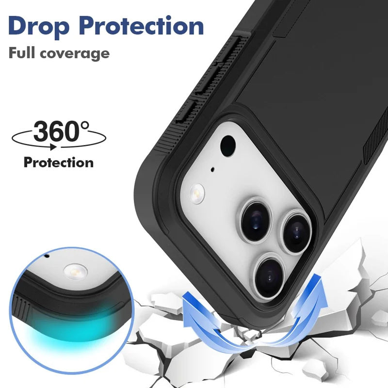 Coque hybride fine pour iPhone 17 Pro Max