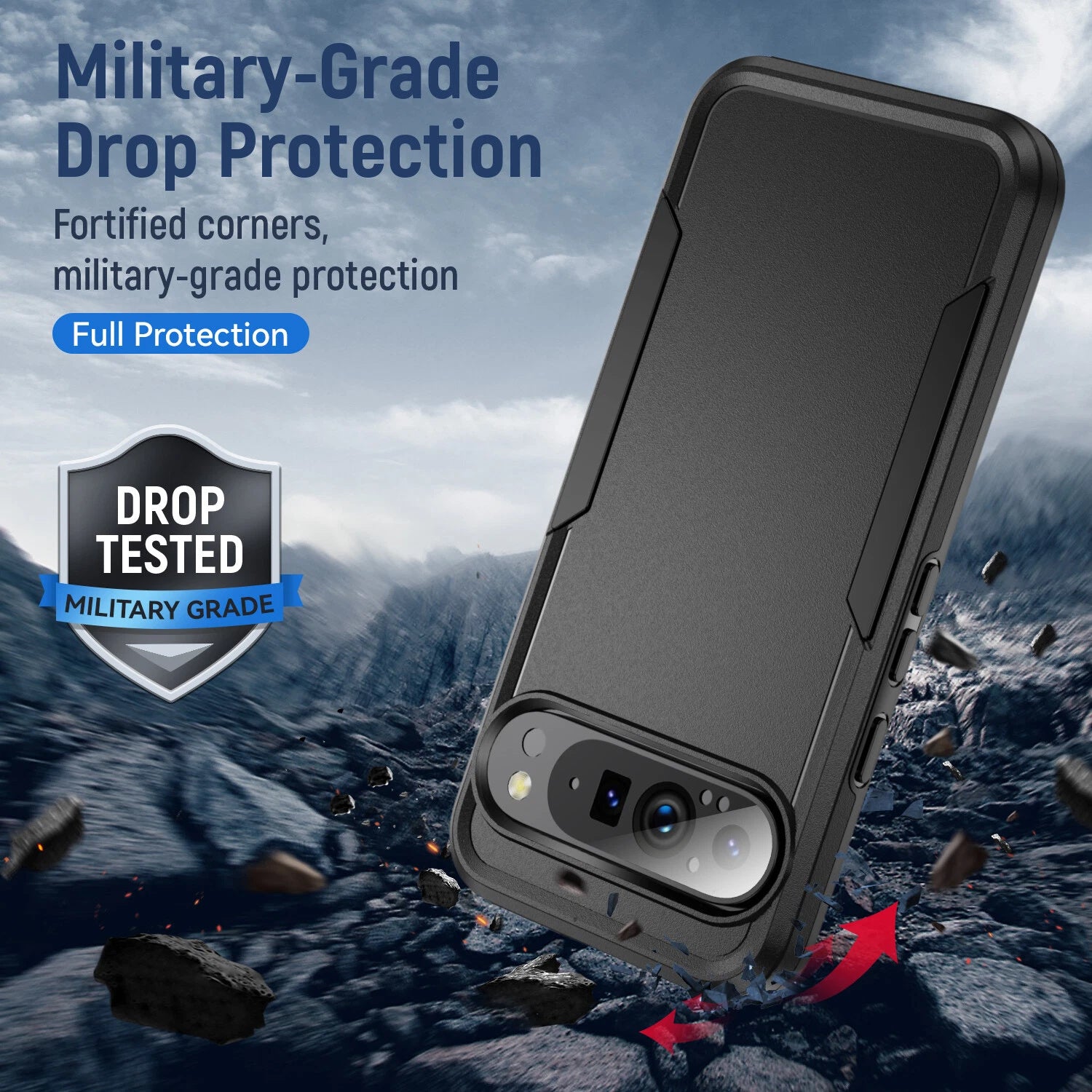 Coque hybride fine pour Google Pixel 10/10 Pro