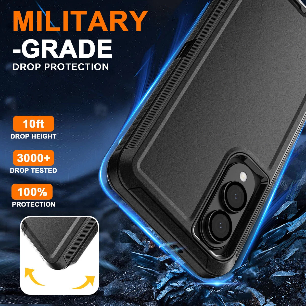 Shockproof Defender Case for Samsung Galaxy S25 Edge