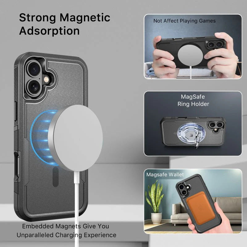 Slim Hybrid Magnetic MagSafe Case for iPhone 16