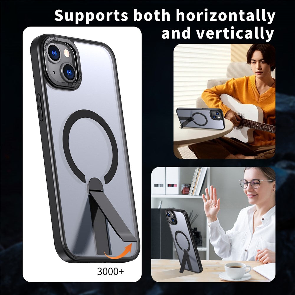 Magnetic MagSafe Case with Kickstand for iPhone 11