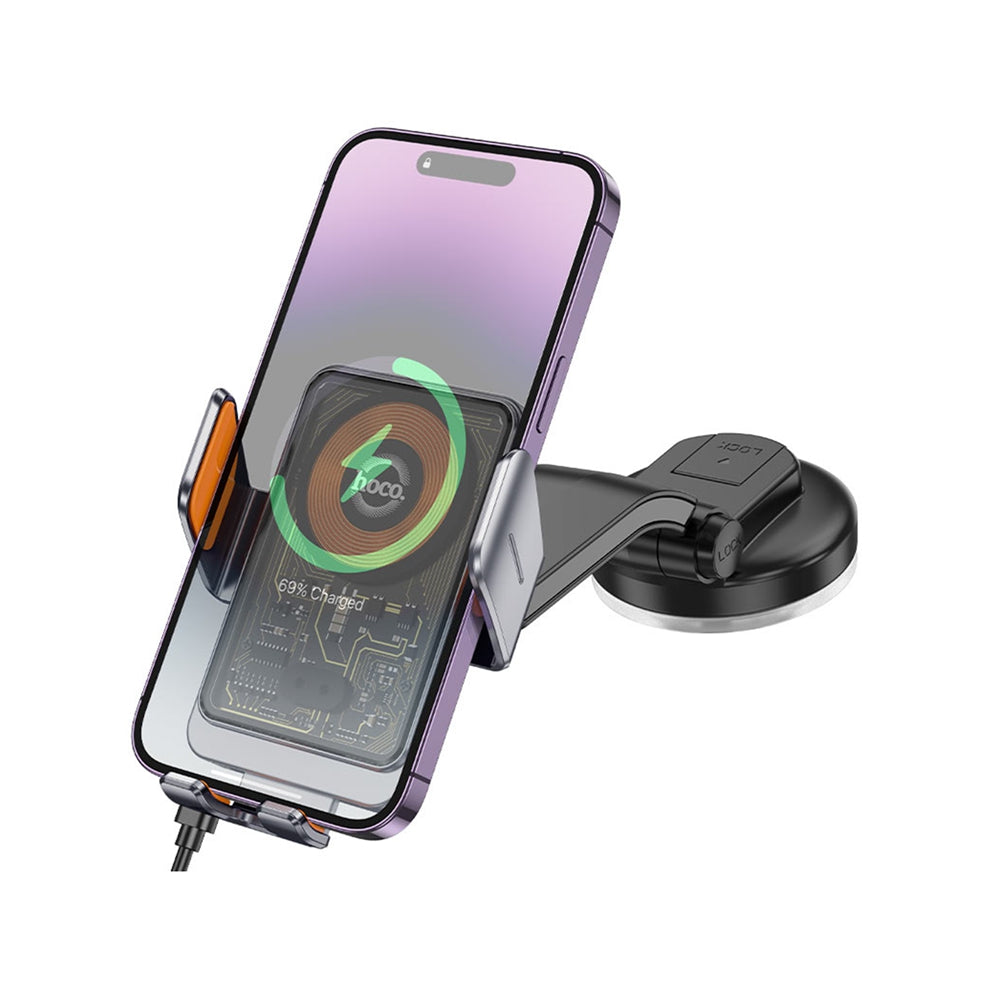 (15W) Magnetic MagSafe Fast Charging Wireless Charger Dashboard Mount Car Cell Phone Holder
