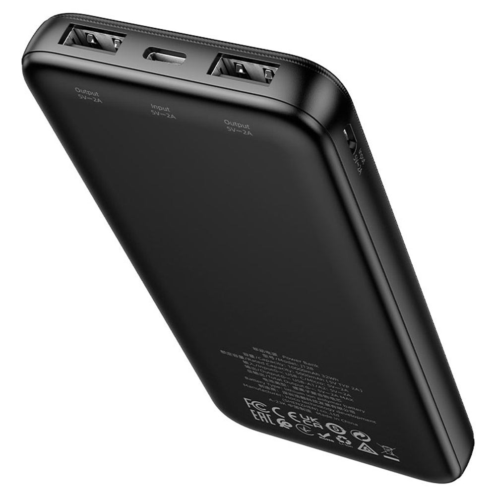 (10000mAh) USB-C Micro USB External Battery Charger Portable Power Bank
