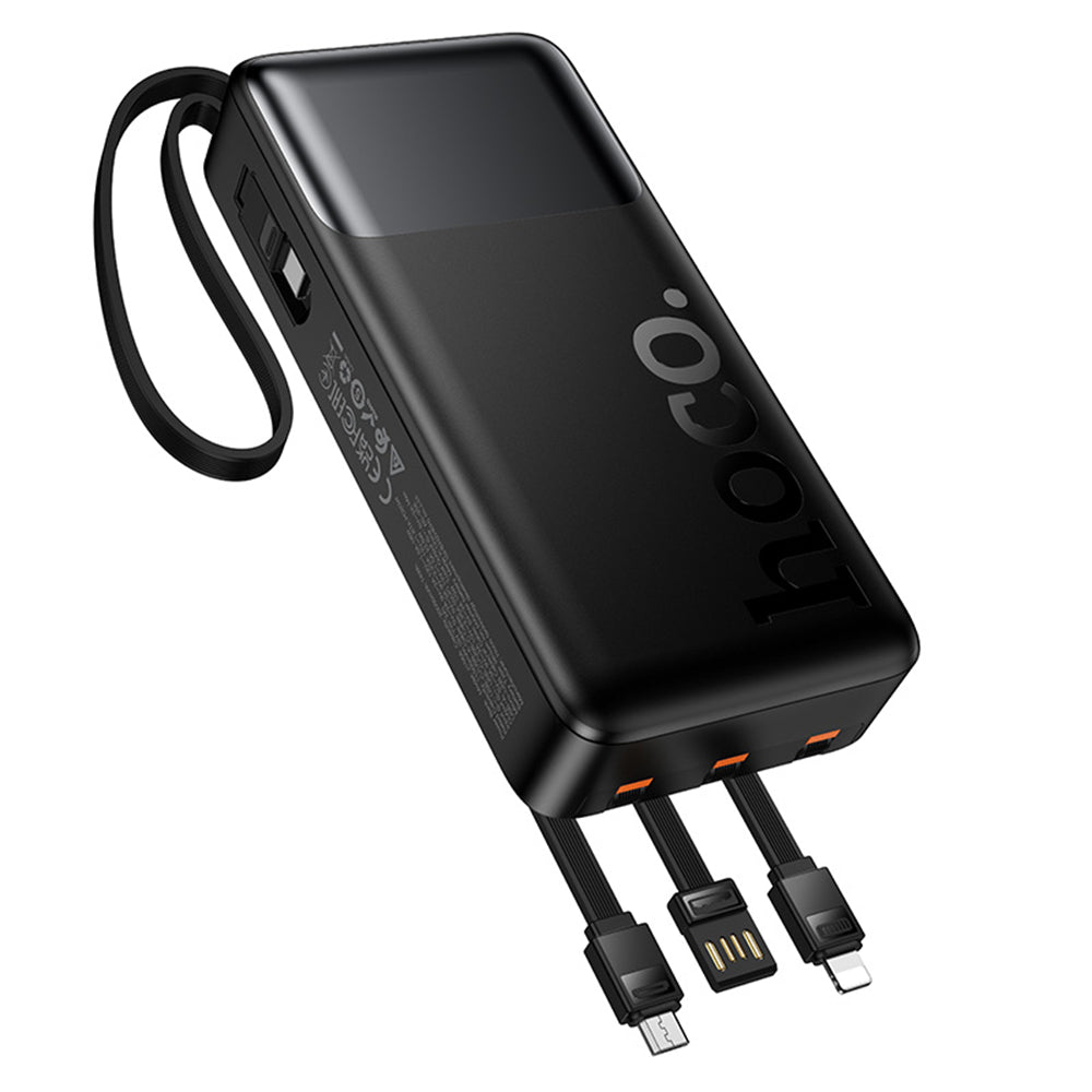 (20000mAh) External Battery Charger Portable Power Bank & UBS-C USB-A Micro USB Lightning Cables