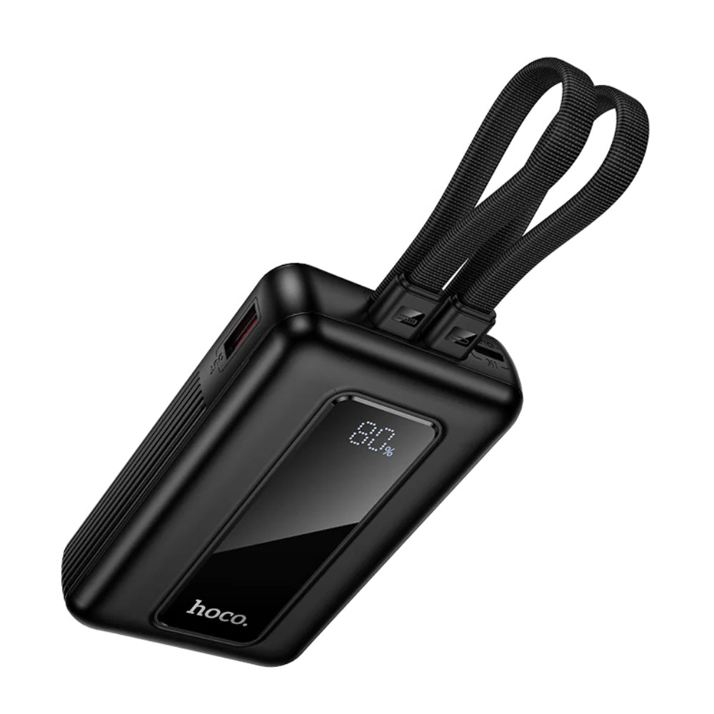 (10000mAh) External Battery Charger Portable Power Bank with USB-C / Lightning Cables