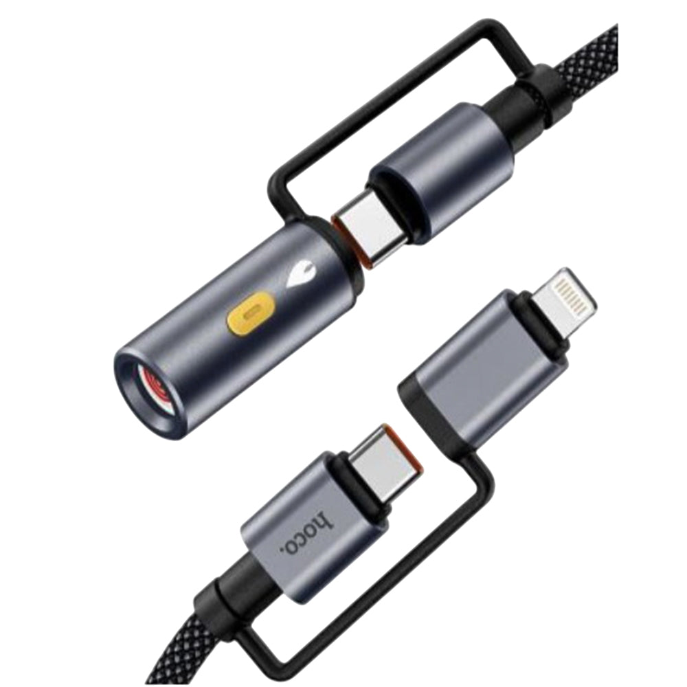 PD 60W USB-C / Lightning to USB-C / Cigarette Lighter Charging Data Cable Cord