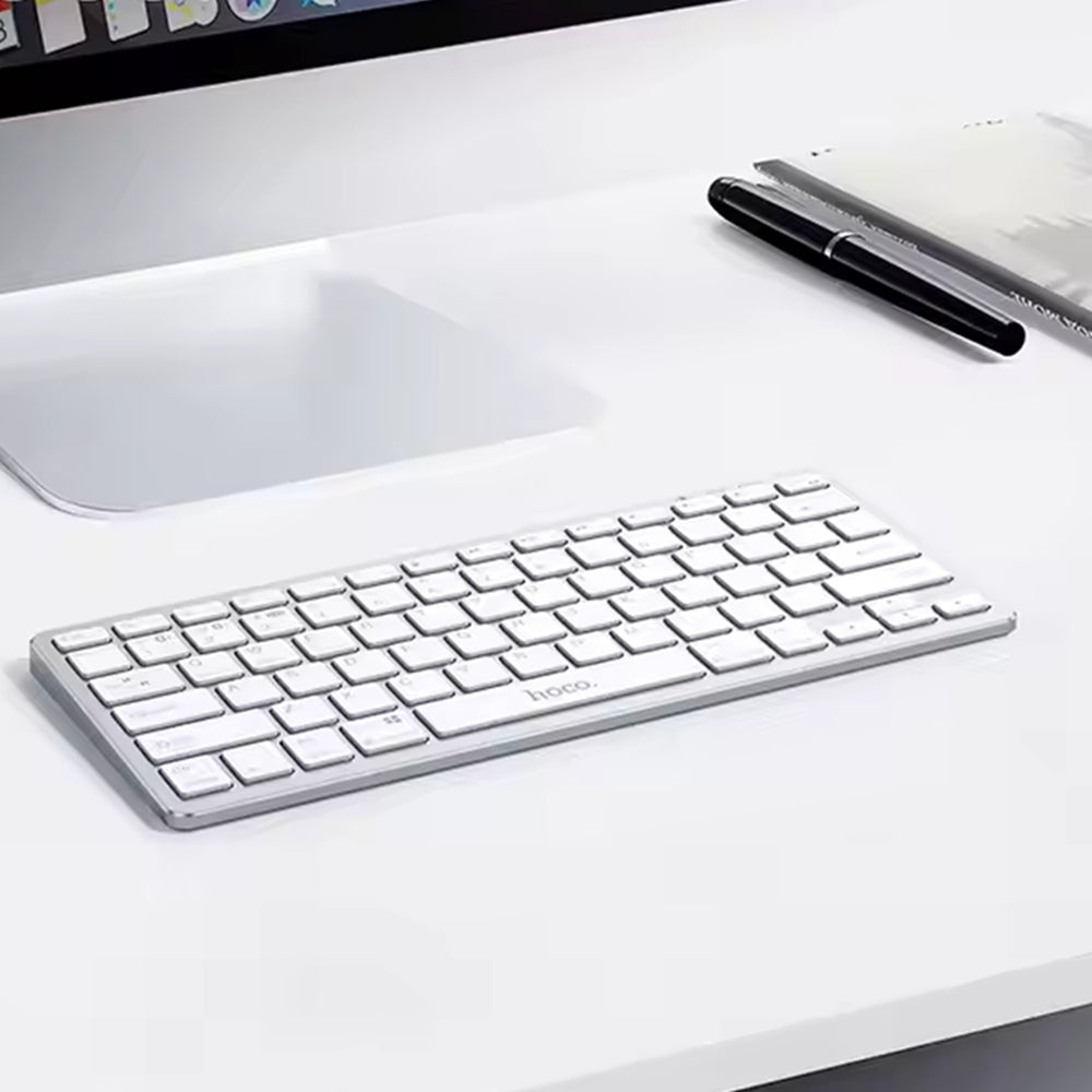 Ultra Thin Dual Mode 78 Keys Wireless Bluetooth Keyboard