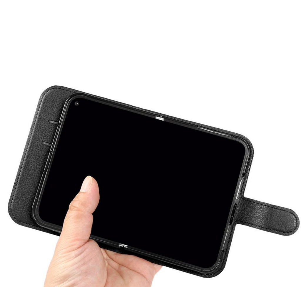 Leather Folio Wallet Case for iPhone Duo