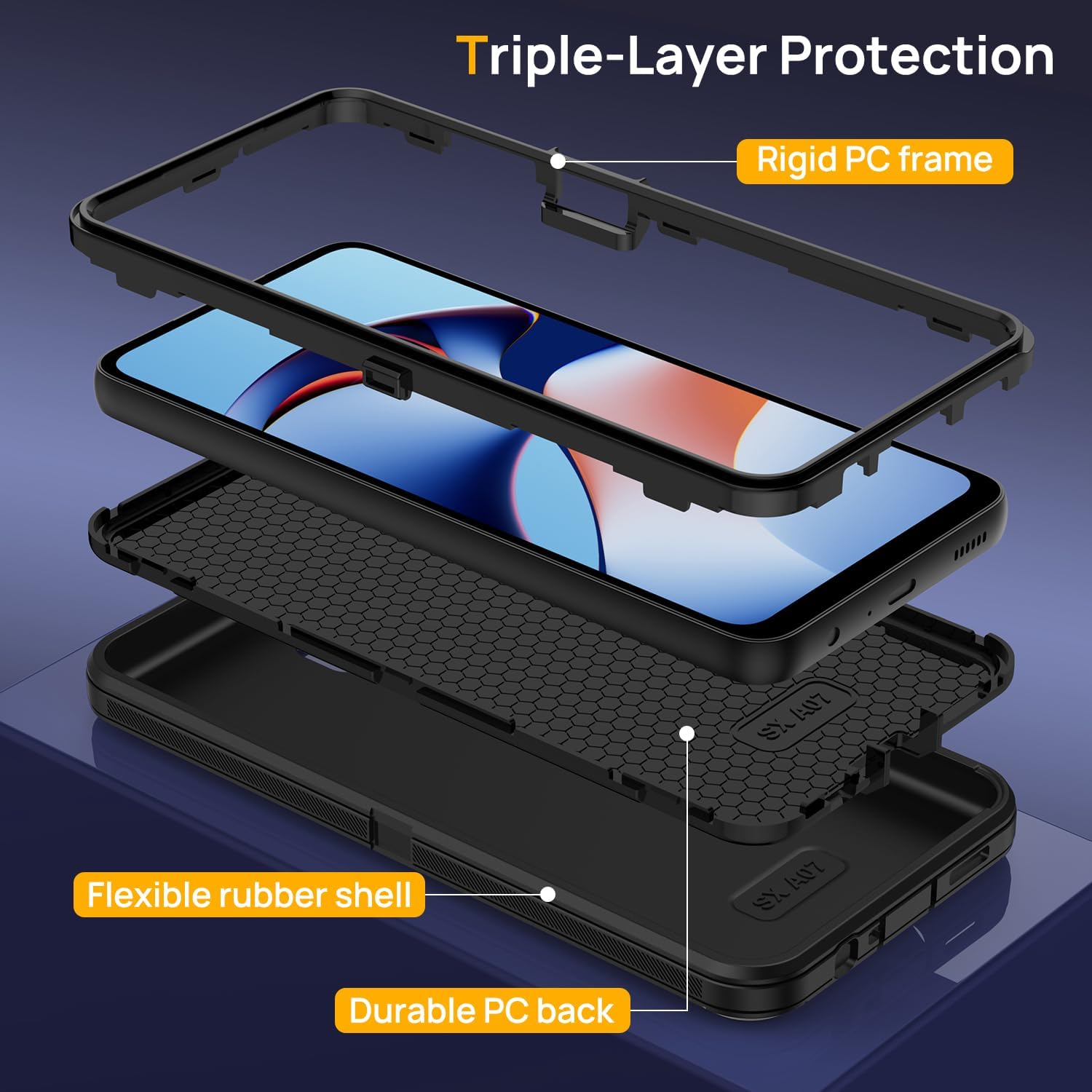 Shockproof Defender Case for Samsung Galaxy A07 (4G)