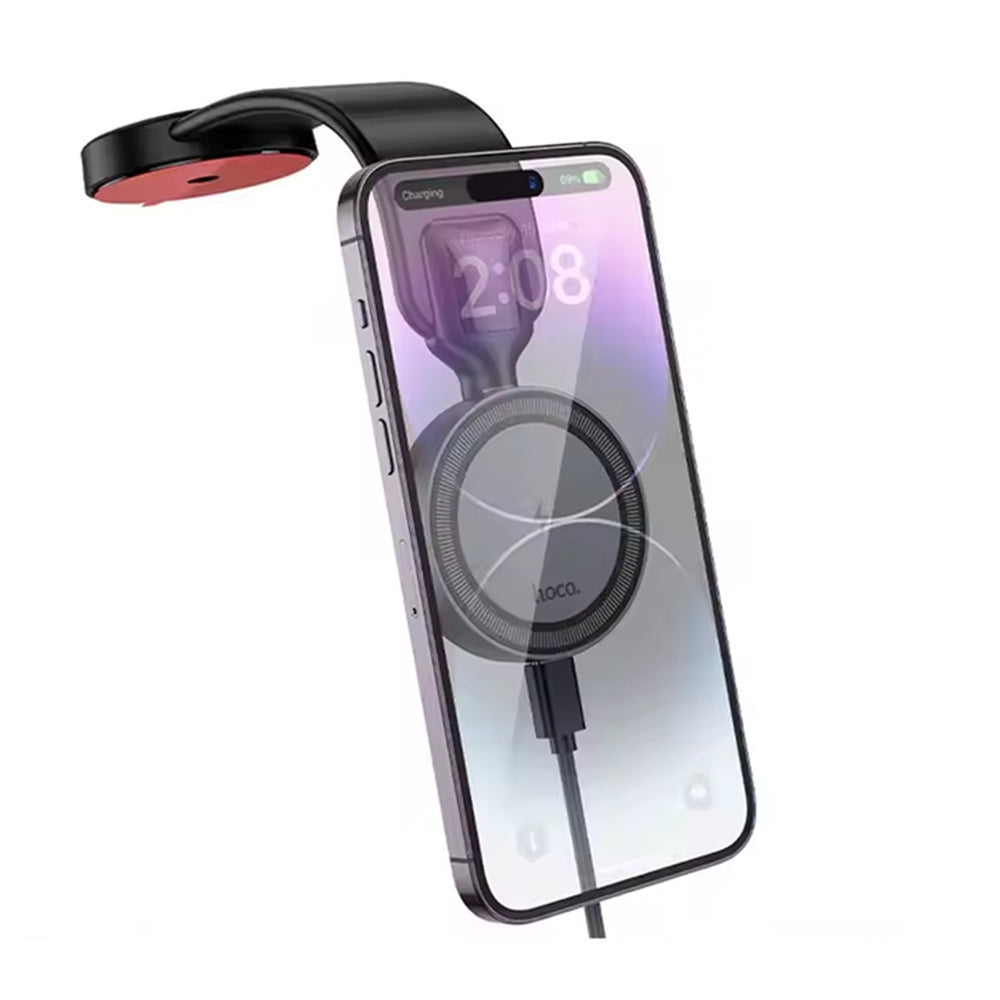 (15W) Magnetic MagSafe Fast Charging Wireless Charger Dashboard Mount Car Cell Phone Holder