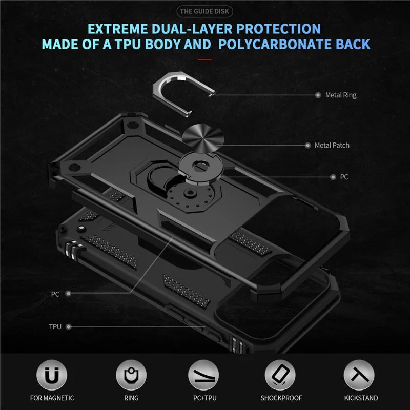 Coque hybride Ring pour iPhone 17 Pro