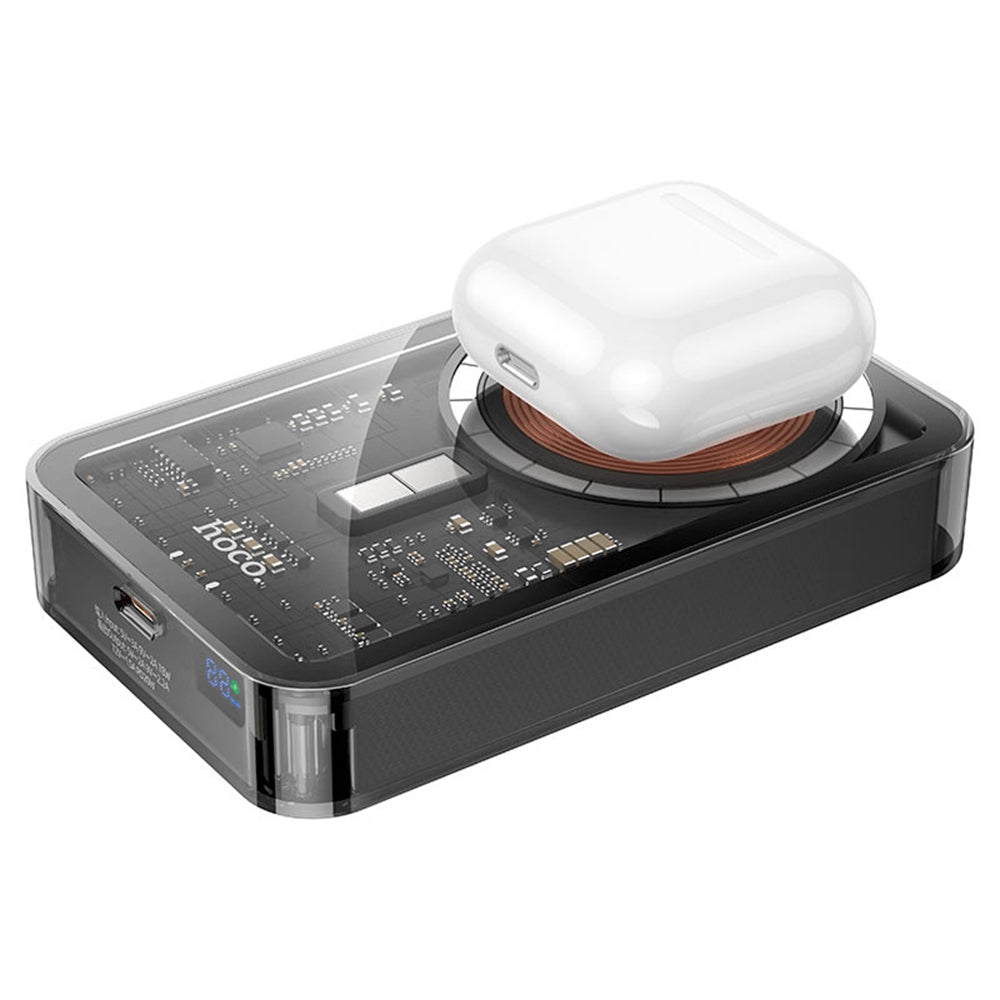(10000mAh) Magnetic Wireless Charger MagSafe Battery Pack Portable Power Bank