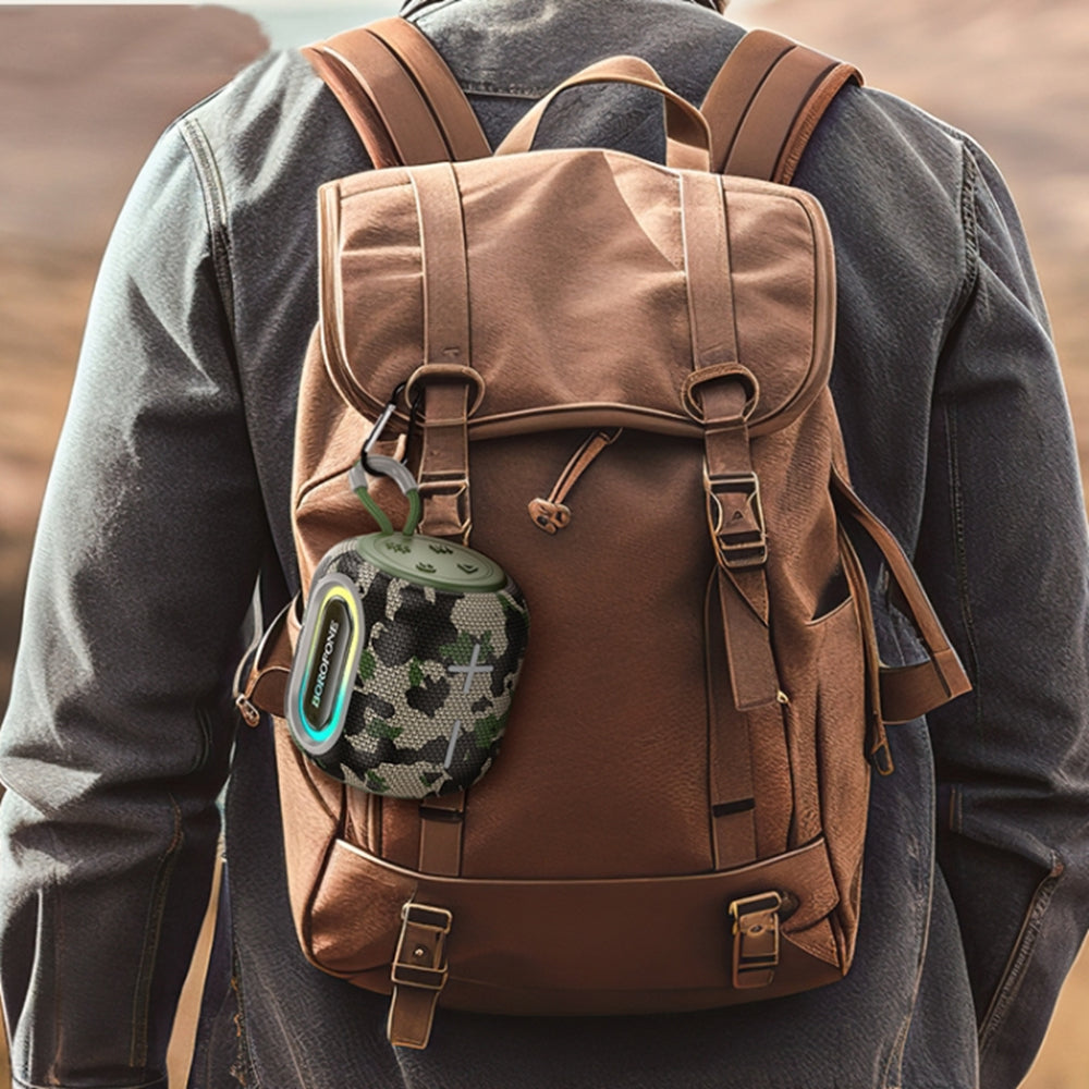 Mini Colorful Luminous LED Wireless Bluetooth Stereo Speaker