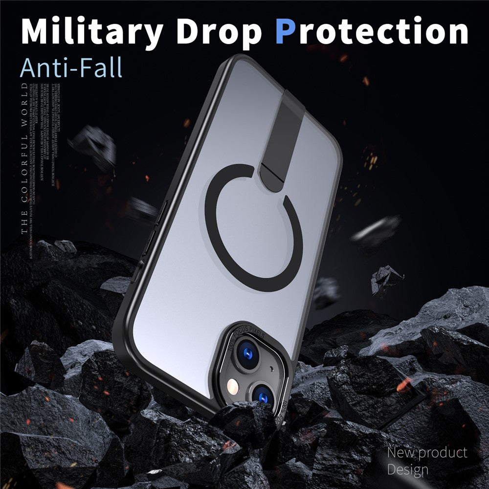 Magnetic MagSafe Case with Kickstand for iPhone 15