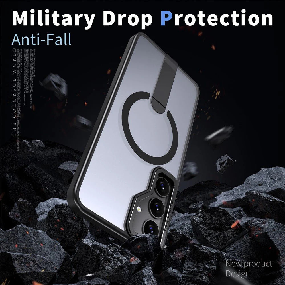 Magnetic MagSafe Case with Kickstand for Samsung Galaxy S25 FE