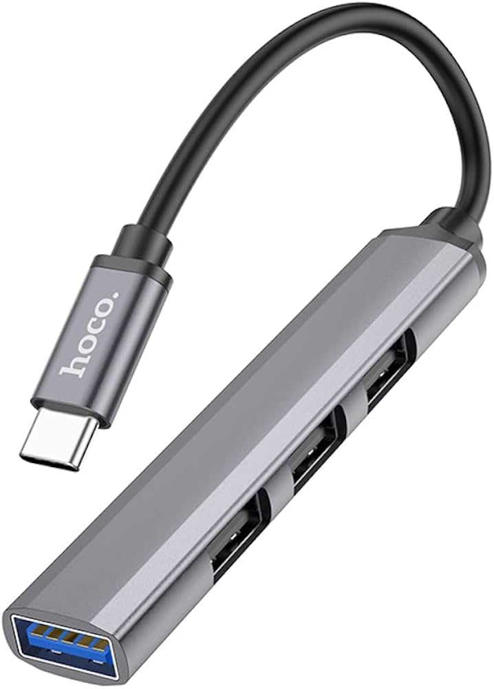 4 in 1 USB-C Male to USB 3.0 & 3x USB 2.0 Ports Female USB Hub Converter Adapter