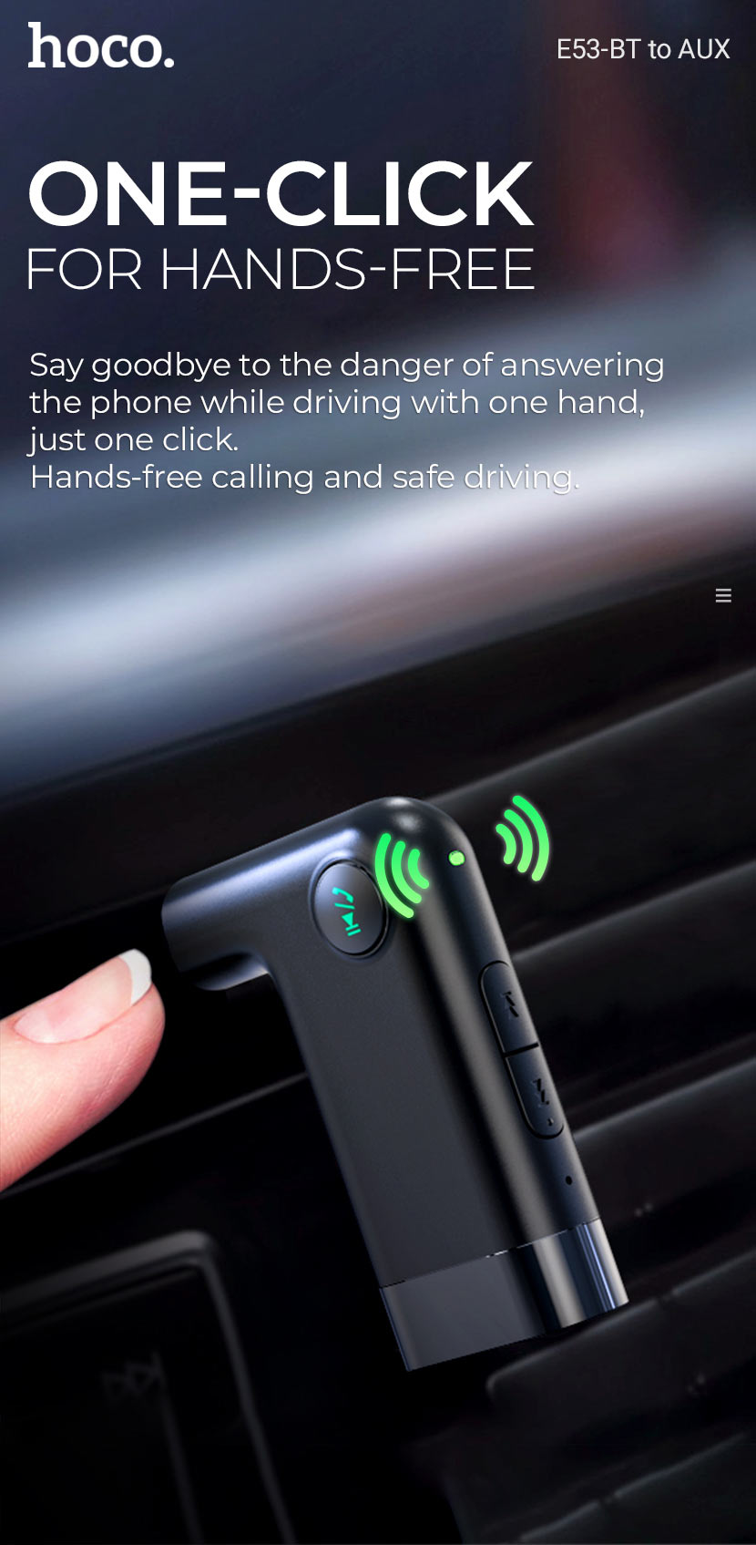 3.5mm AUX Audio Jack In Car Wireless Bluetooth Receiver Adapter