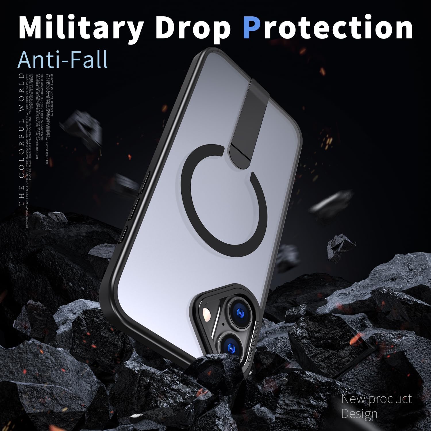 Magnetic MagSafe Case with Kickstand for iPhone 17