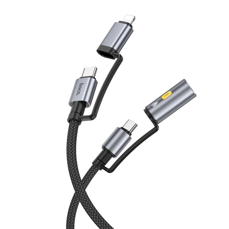 PD 60W USB-C / Lightning to USB-C / Cigarette Lighter Charging Data Cable Cord