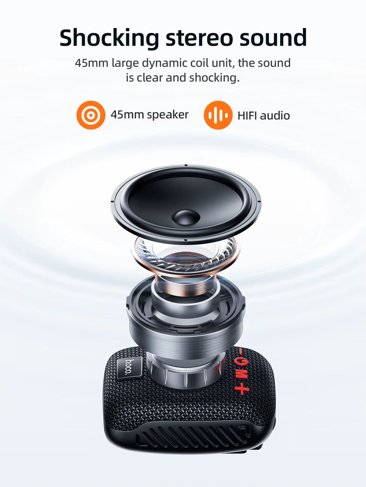 Enceinte stéréo portable sans fil Bluetooth pour le sport, son riche