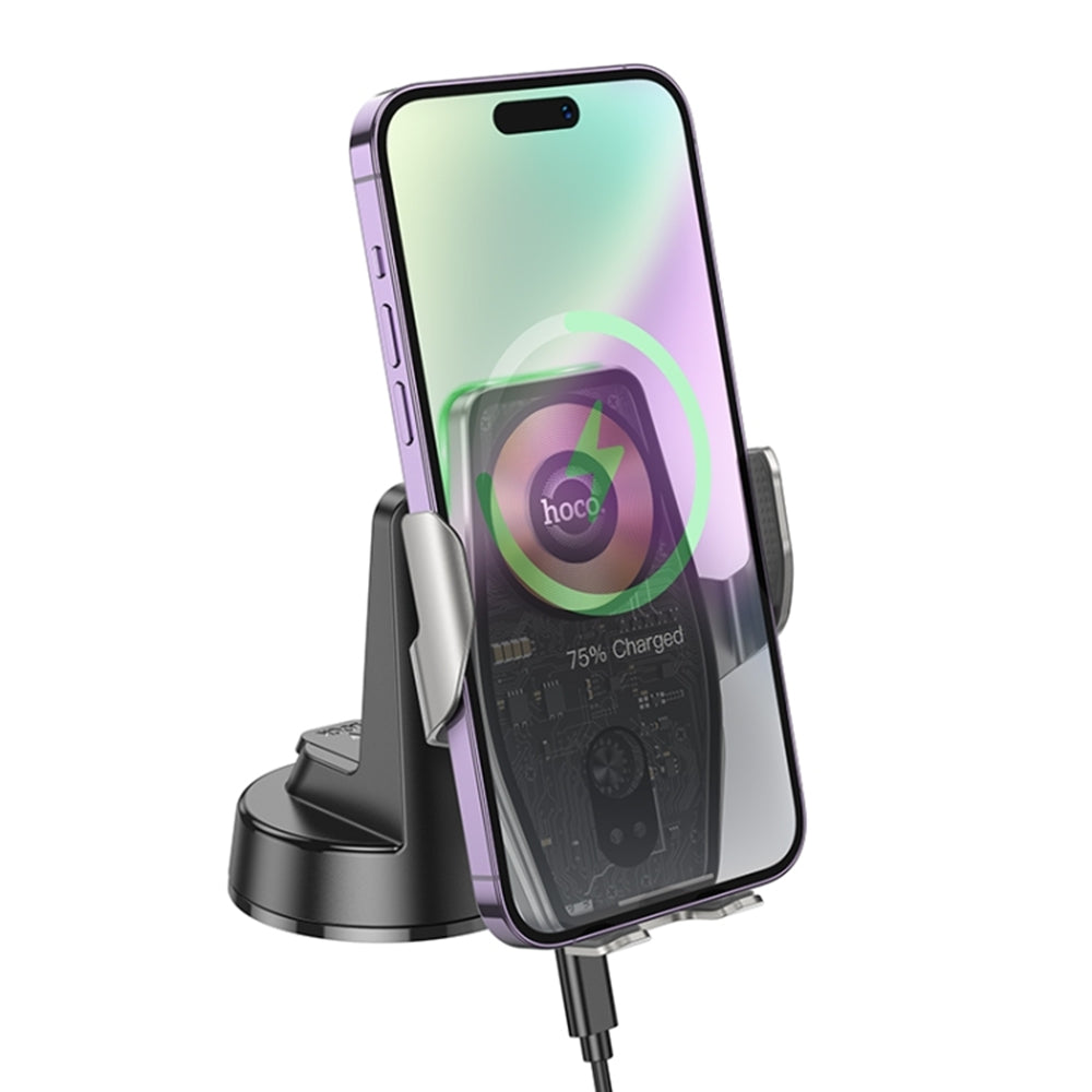 (15W) Magnetic MagSafe Fast Charging Wireless Charger Dashboard Mount Car Cell Phone Holder