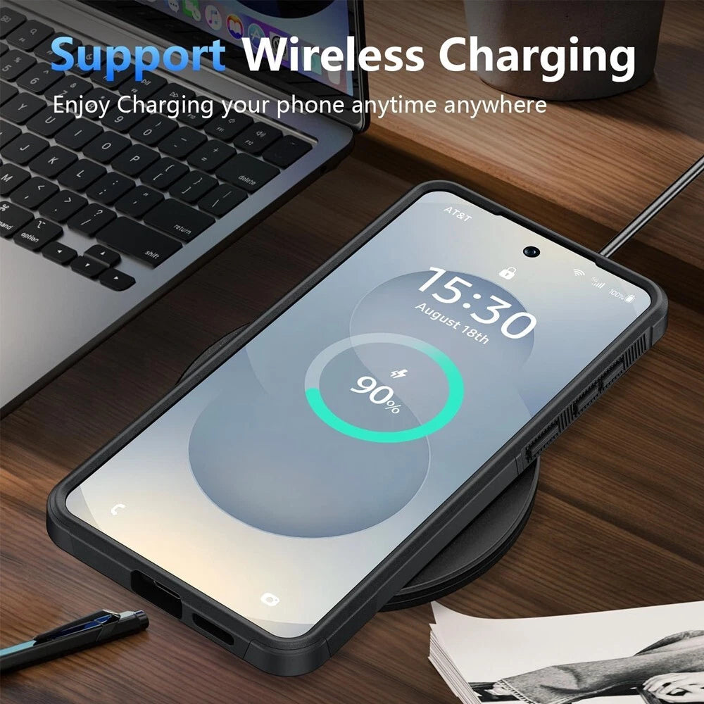 Coque hybride fine pour Samsung Galaxy S25 Edge