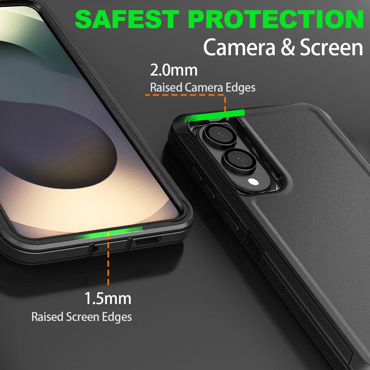 Shockproof Defender Case for Samsung Galaxy S25 Edge