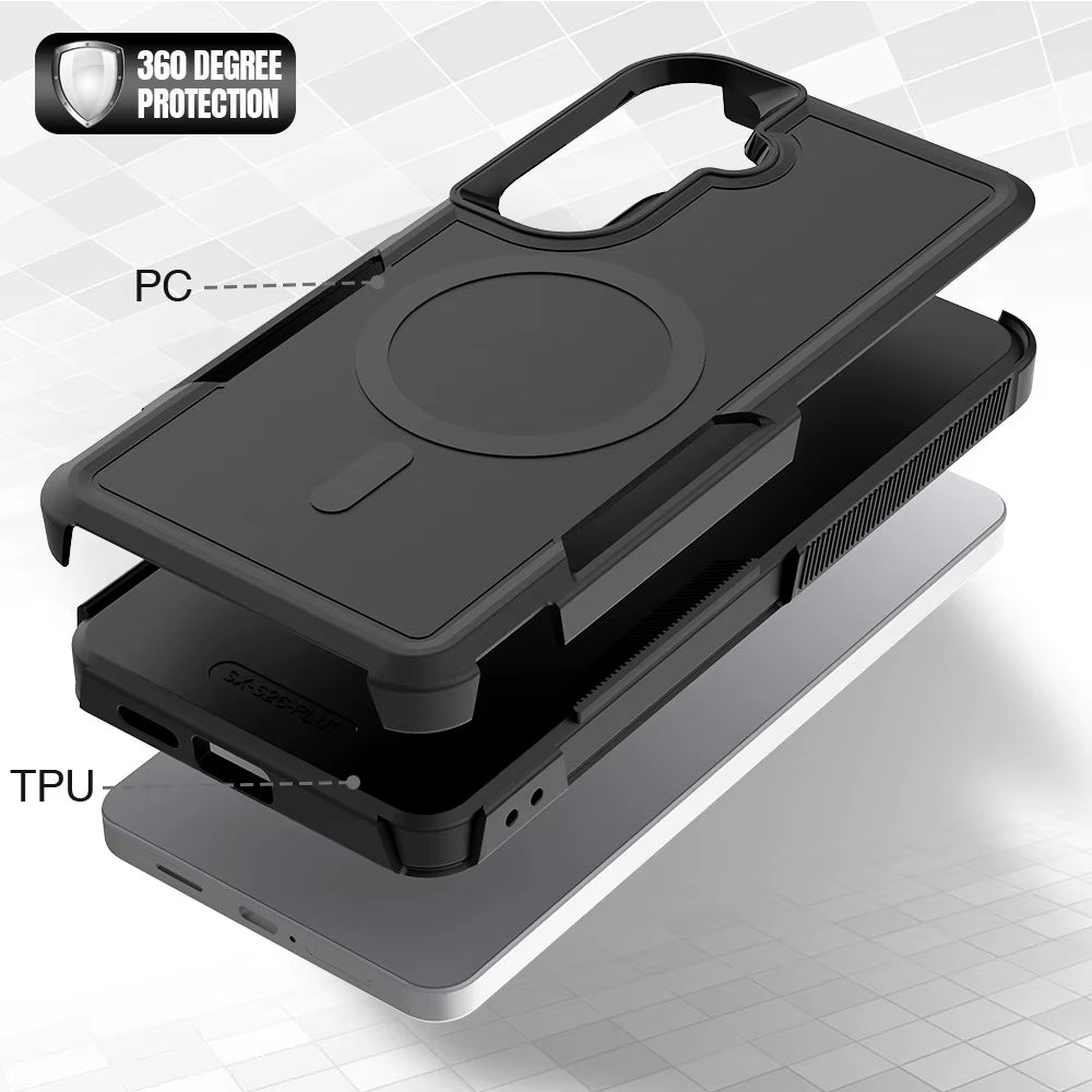 Slim Hybrid Magnetic MagSafe Case for Samsung Galaxy S25 FE