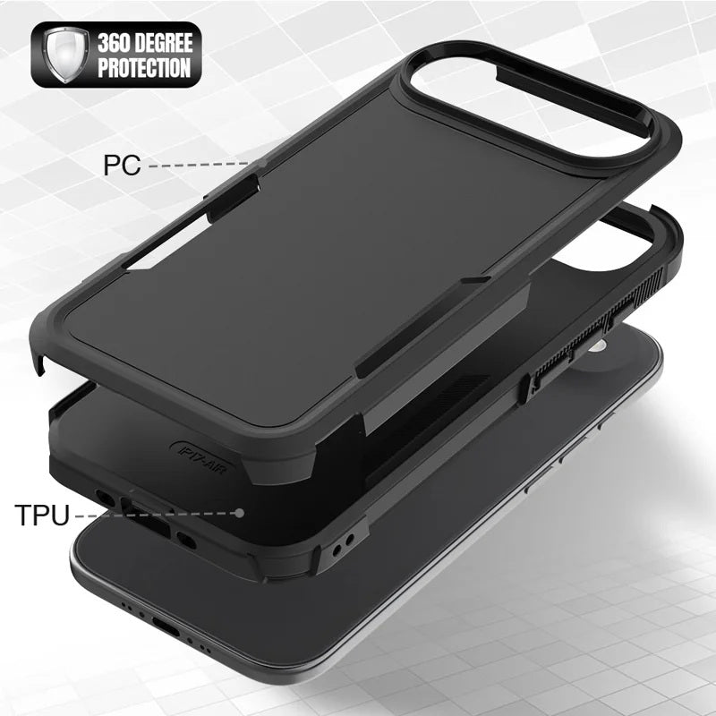 Coque hybride fine pour iPhone 17 Air