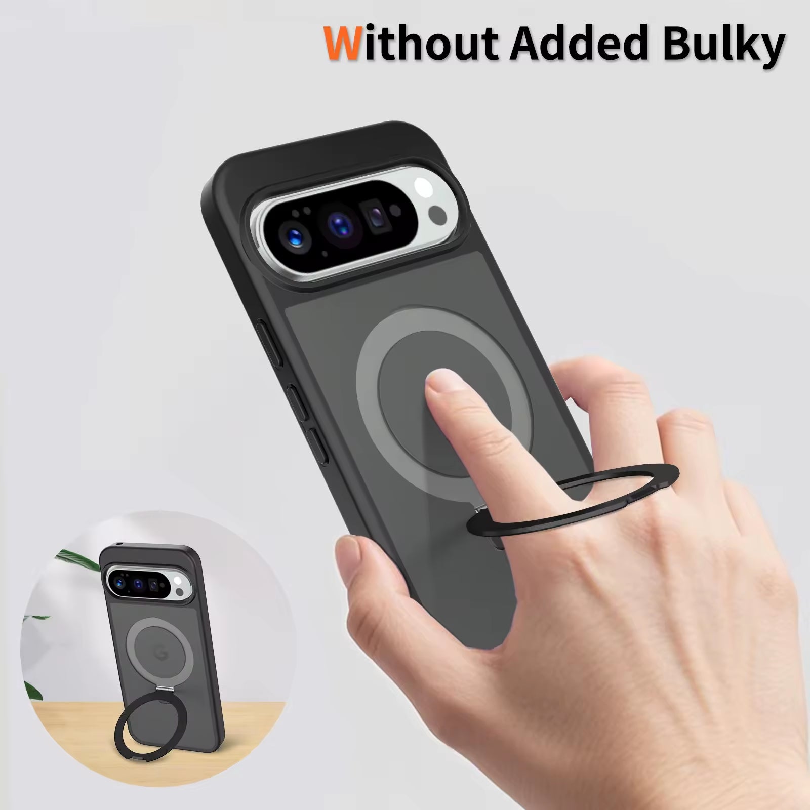 Magnetic MagSafe Case with Ring Kickstand for Google Pixel 10 / Pixel 10 Pro