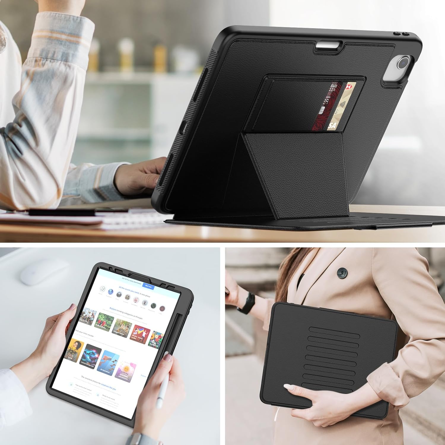 Smart Cover Leather Case for iPad 10 (10th Gen.) / iPad 11 (11th Gen.)