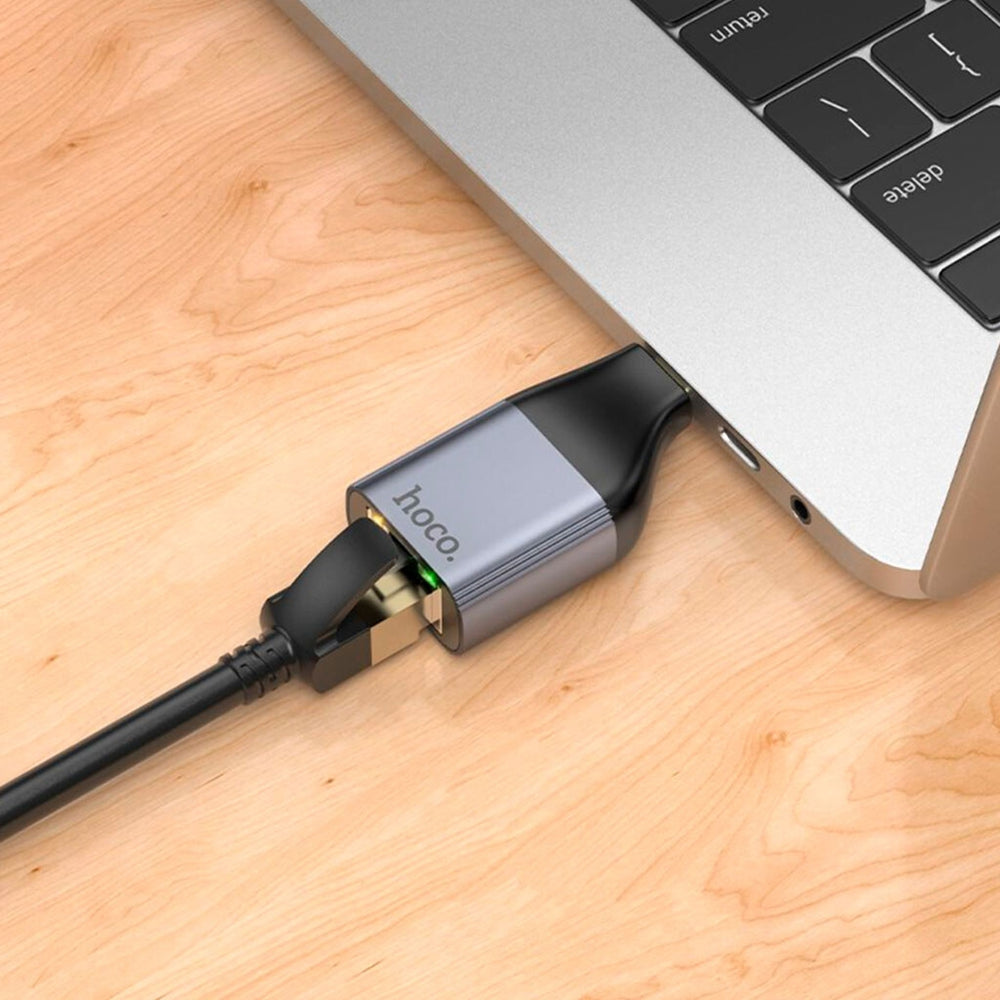 USB-C Male to RJ45 Ethernet Female OTG Convertor Adapter