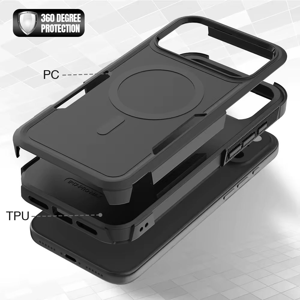 Slim Hybrid Magnetic MagSafe Case for iPhone 17 Pro Max