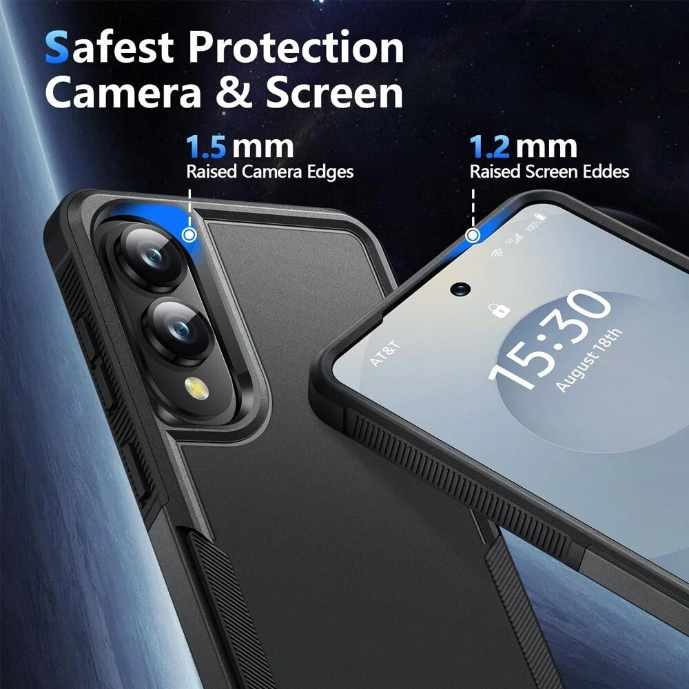 Coque hybride fine pour Samsung Galaxy S25 Edge
