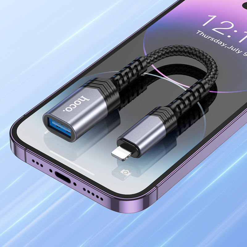 USB-C / Lightning Male to USB-A 3.0 Female OTG Adapter Connector Converter