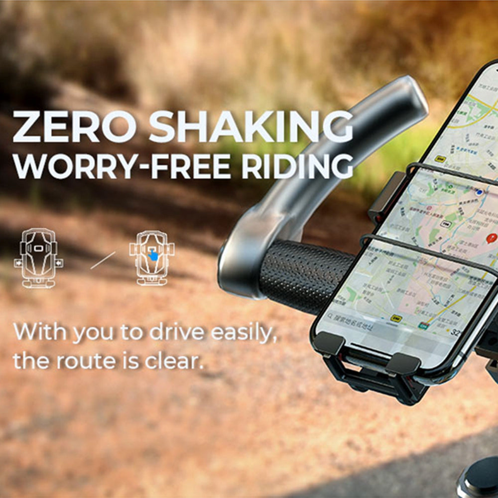 Rotatable Adjustable Handlebar Cell Phone Holder Mount for Motorcycle Bicycle Stroller