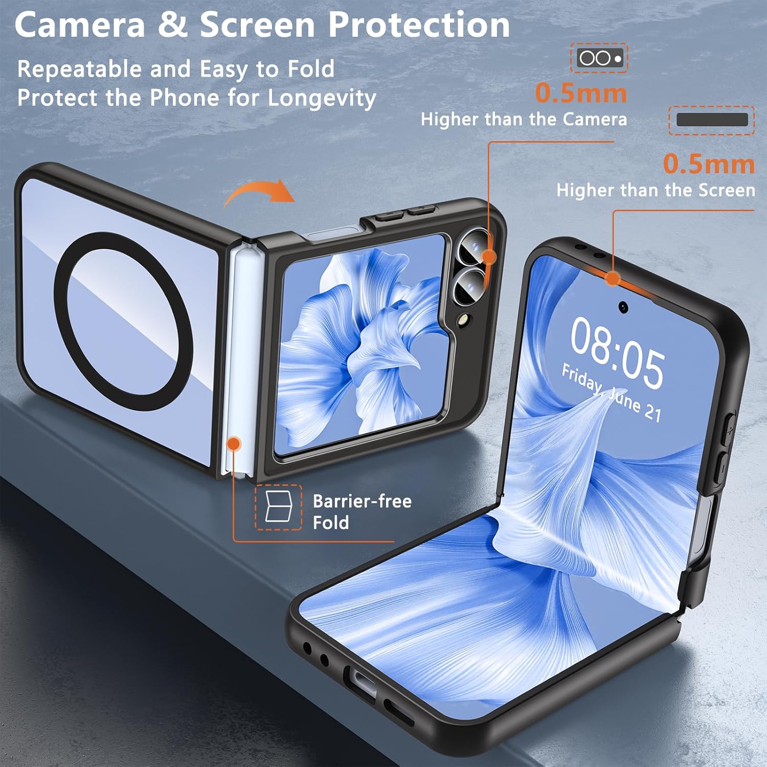 Magnetic MagSafe Case for Samsung Galaxy Z Flip 6 5G