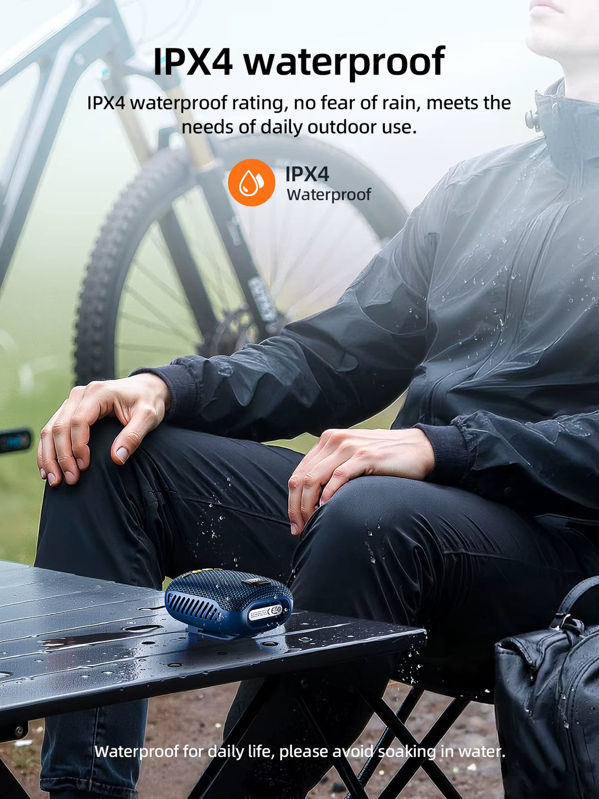 Enceinte stéréo portable sans fil Bluetooth pour le sport, son riche