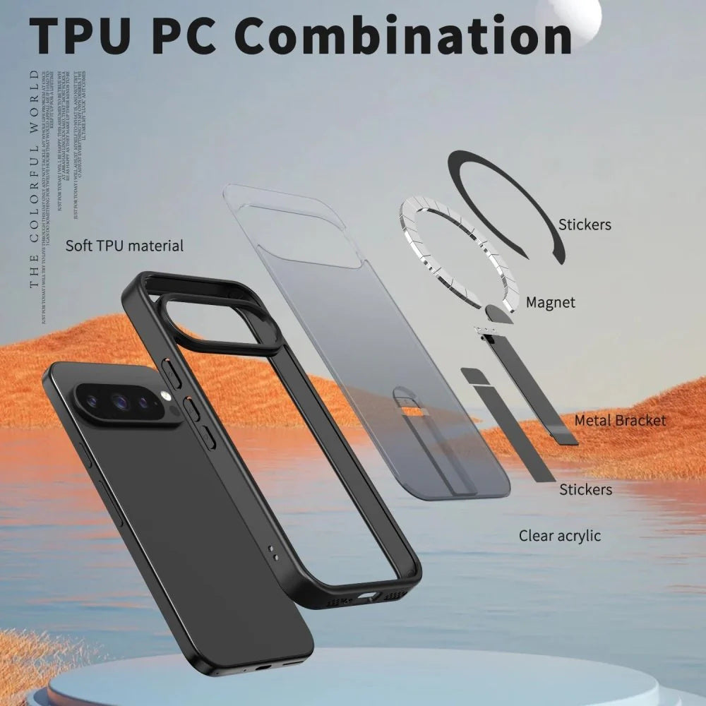 Magnetic MagSafe Case with Kickstand for Google Pixel 10 / Pixel 10 Pro