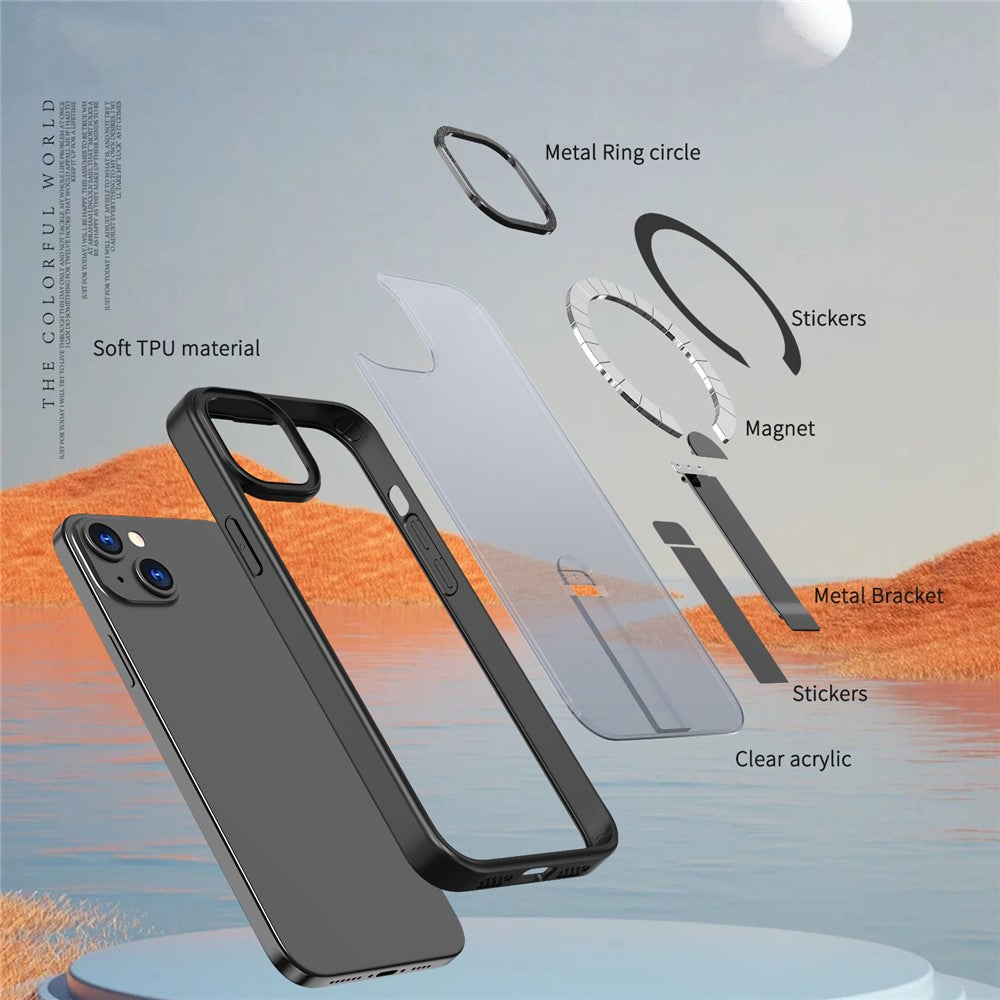 Magnetic MagSafe Case with Kickstand for iPhone 15