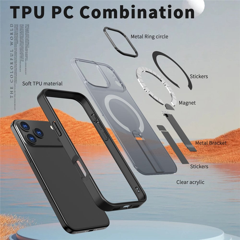 Magnetic MagSafe Case with Kickstand for iPhone 17 Pro