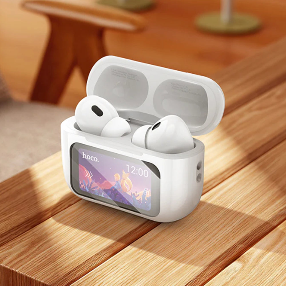 TWS True Wireless Stereo Bluetooth Earphones In-Ear Earbuds with Noise Reduction & HD Display